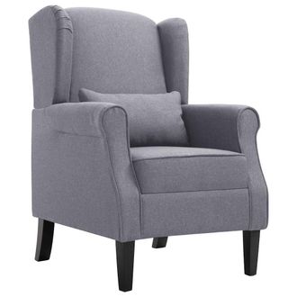 vidaXL Sill&oacute;n De Tela Gris Oscuro Vidaxl