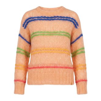 Lind Petunia Jumper - female - Lind - Round-neck Knitwear - Multicolor - L/XL - Knitwear