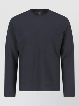Zanone crew neck long sleeve casual t-shirt