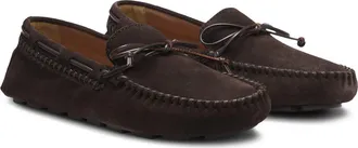BOSS Roxanne Driving Loafer in Dark Brown at Nordstrom, Size 11