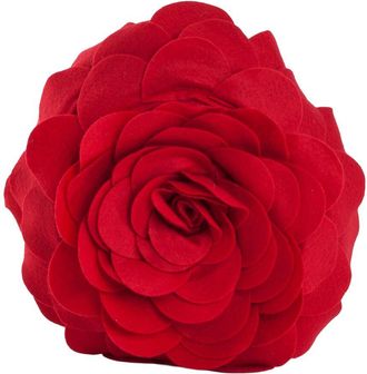 Saro Lifestyle Flower Pillow