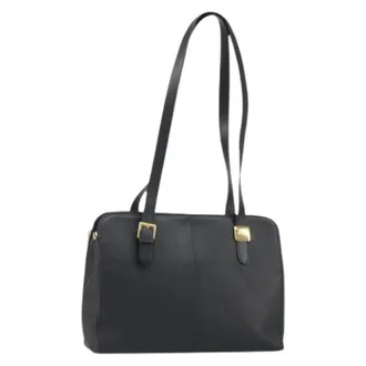 Burberry Pre-owned Shoulder Bags, female, Black, Size: ONE SIZE Pre-owned Vintage Shoulder Bag