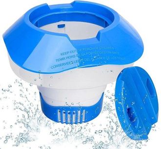 No Brand Dispensador De Cloro Para Piscina, Soporte Para Cloro De Piscina, Dispensador De Cloro Tipo Hongo Para Piscina, Pastillas De Cloro Para Piscina, Jacuz