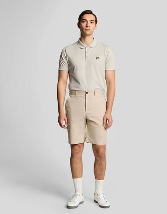 Lyle & Scott Lyle And Scott Mens Course Stretch Chino Shorts - Tan - Size: 32/34
