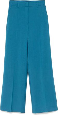 Max Mara Pantaloni dritti in lana - Blu