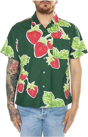 Obey Camicia Maniche Corte - Heren - Korte mouwen Overhemden - Veelkleurig - XL - Overhemden