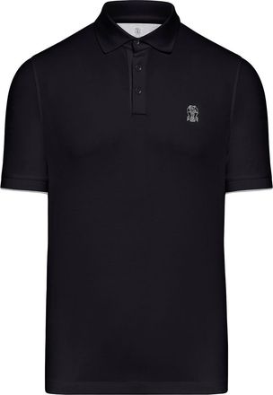 Brunello Cucinelli Piquet Polo With Logo