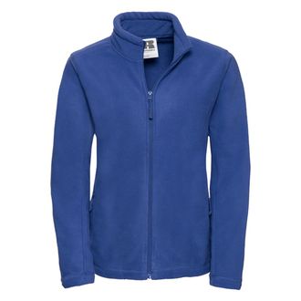 Russell Athletic Russell Dames/Dames Full Zip Outdoor Fleecejack (Helder Koninklijk)