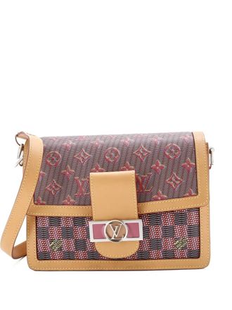 Louis Vuitton Dauphine Damier Monogram LV Pop Canvas MM shoulder bag - Rood