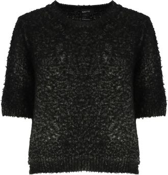 Avant Toi Avant TOI Truien Zwart - Dames - Ronde hals truien - Zwart - XS - Katoen - Truien & Vesten