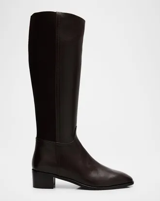 Aquatalia Ricarda Leather Knee-High Boots