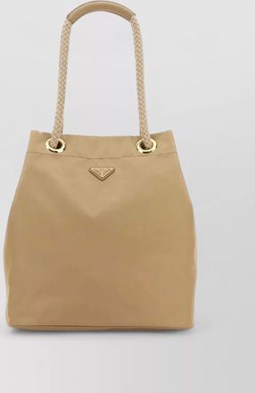 Prada bucket recycled polyamide tote bag