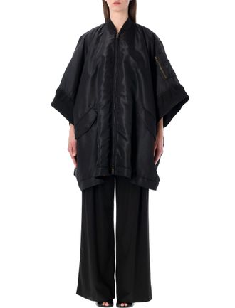 Maison Margiela Oversized Deconstructed Bomber Cape Jacket