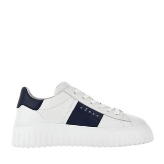 Hogan Sneakers, male, White, Size: 9 1/2 US H-Stripes Sneakers