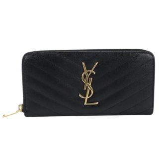Saint Laurent Pre-owned Wallets, female, Black, Size: ONE SIZE Pre-owned Vintage Long Wallet (bi-fold)