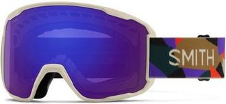 Smith Preview ChromaPop Low Bridge Snow Goggles in Chalk Paper Cuts /Chromapop at Nordstrom