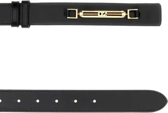 Dsquared2 Womens Black Leather Belt Nerochiaroro Cinture