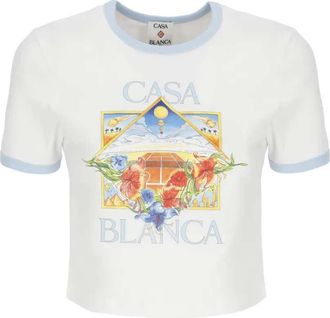 Casablanca T-Shirt mit Casablanca-Grafikdruck