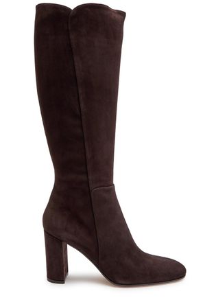 Gianvito Rossi Suede Knee-high Boots - Brown - 36 (IT36/ UK3)