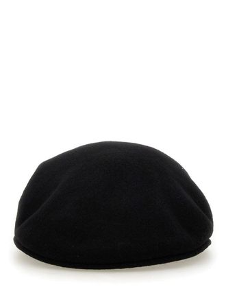 Marine Serre UHG036A_RWOV0015BK99 Logo Wool Beanie - Black