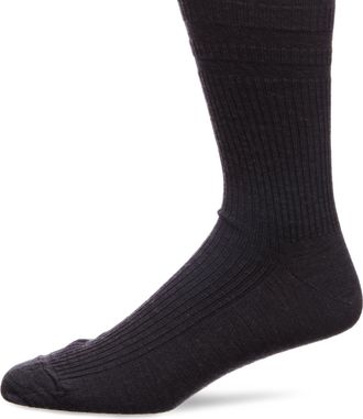 Hj Hall Mens The Original Wool Softop Socks, Mid Grey, Size 13 to 15