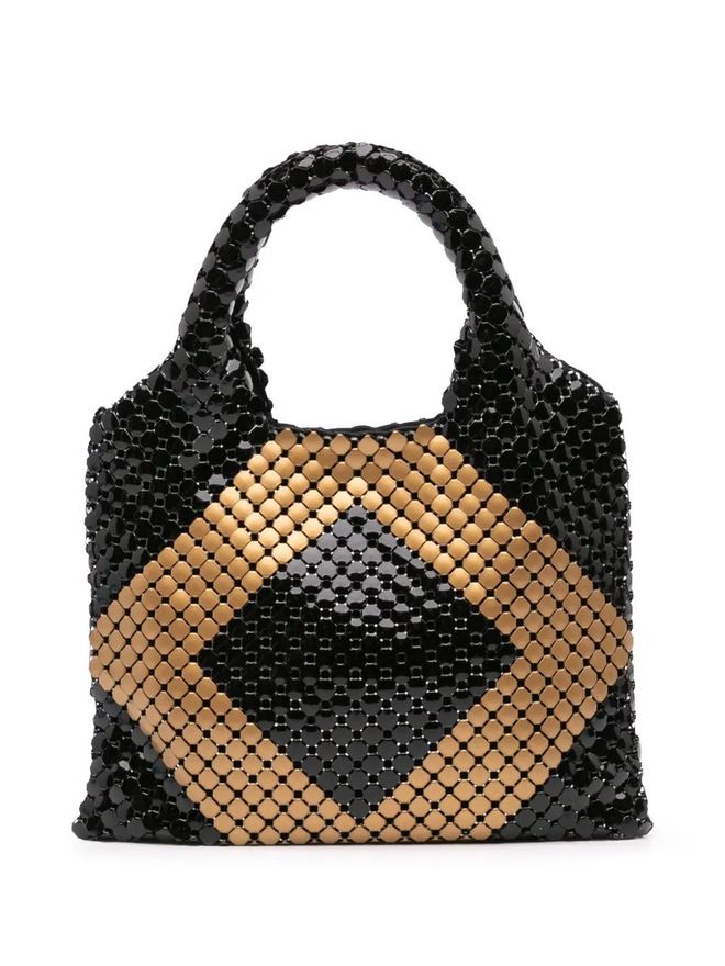 2012-2024 Brass Beaded handbag - Black