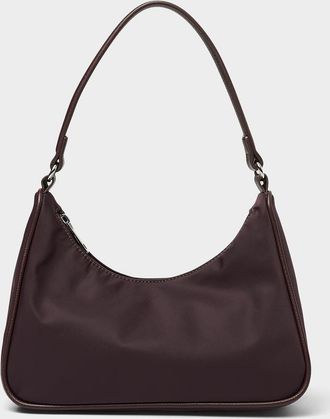 Simons Womens Luxurious fabric shoulder bag