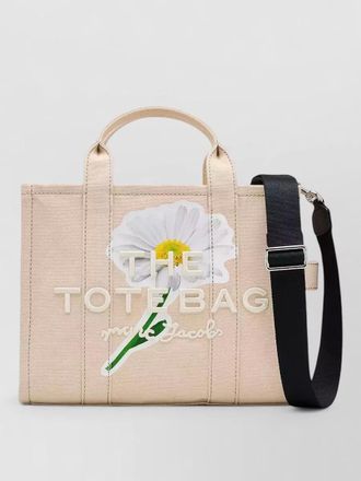Marc Jacobs tote bag floral print dual top handles