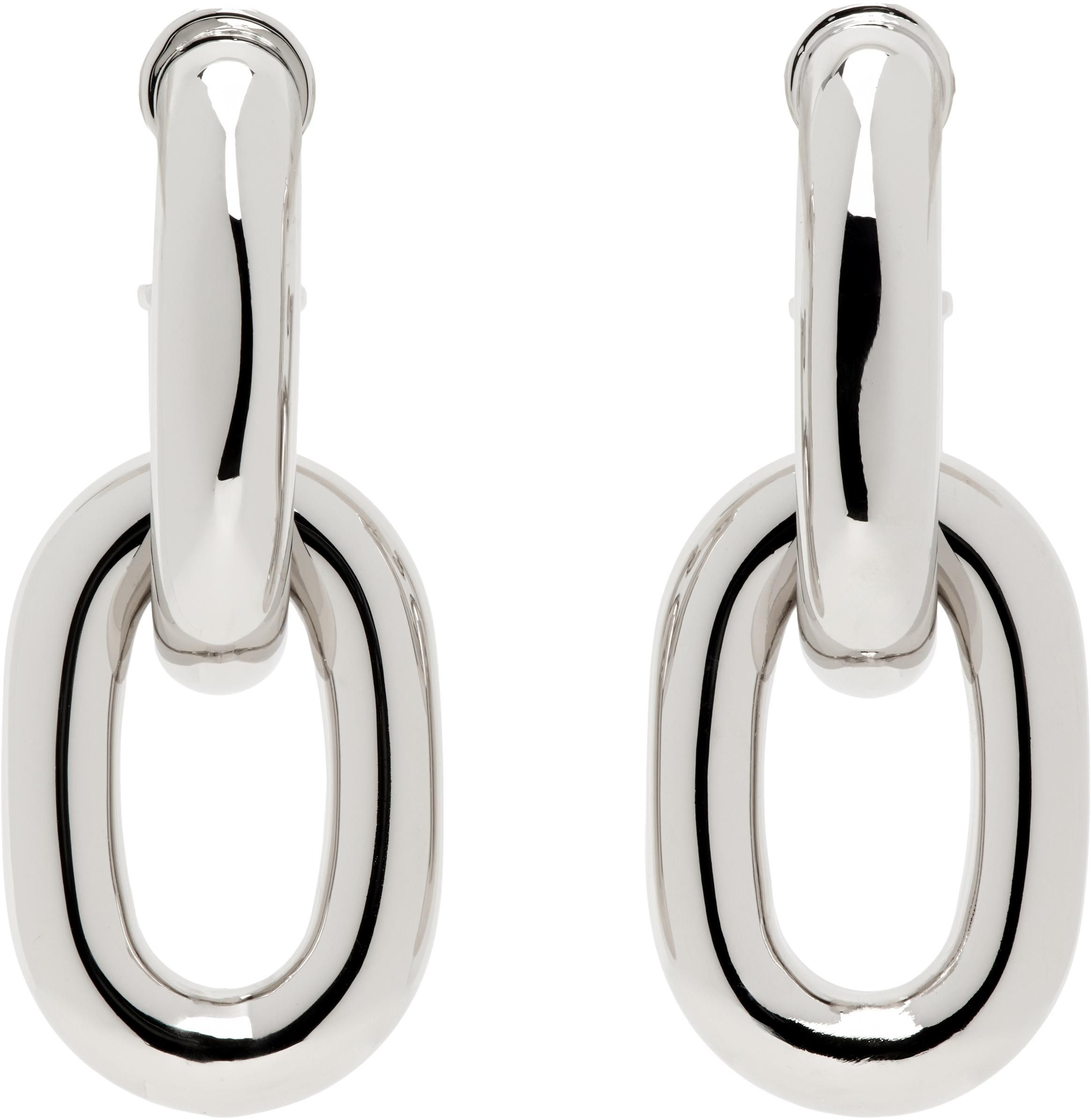 ピアス Rabanne ORECCHINI DOPPIO CERCHIO \"XL LINK\" Gold double XL link earrings – Rabanne