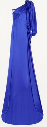 Valentino Gown In Crepe Satin Donna COBALTO 36