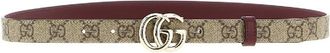 Gucci GG Marmont Reversible Thin Belt, Size 95