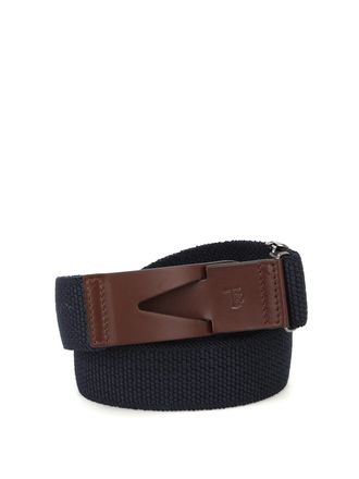 Tod's Greca blue canvas belt