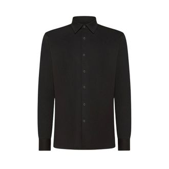 Roberto Ricci Design Casual Shirts, male, Black, Size: 2XL Macro Shirt T-Shirt