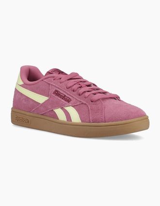 Reebok Womens Reebok Court Retro Textile Womens Studiopink/Yel/Haze/Blkcherry Trainers - Size: 6