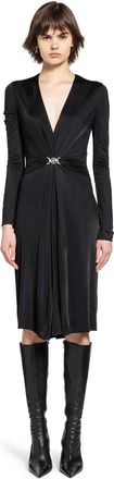 Versace Viscose Jersey Midi Dress