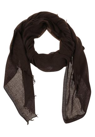 Destin Large Lightweight Square Scarf With Finely Hand-Frayed Edges