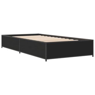 Berkfield Home Durable Bed Frame without Mattress Black 90x200 cm