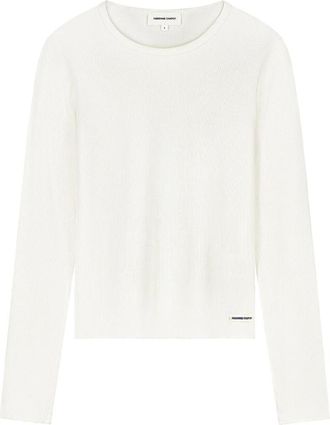 Fab By Fabienne Chapot Fabienne Chapot, Tops, Dames, Wit, XS, Katoen, Tanja LS T-shirt