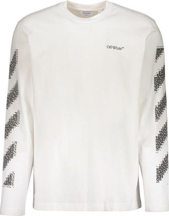 Off-white Off- Cotton Mens T-Shirt