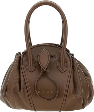 Marni Brandy Tulipea Small Leather Bag