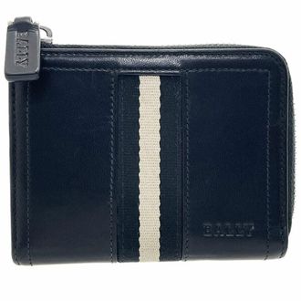 Bally Black Leather Coin Purse/Coin Case (Pre-Owned)