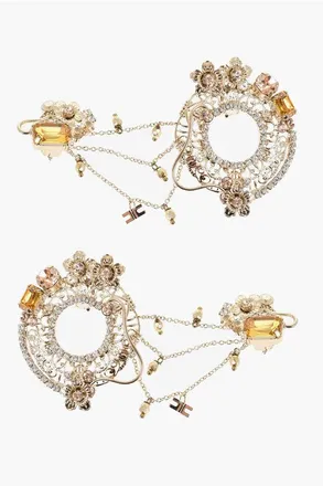 Elisabetta Franchi Leverback Drop Earrings size Unica