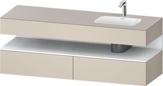 Duravit Qatego Lavabo Encastrado Con Base De Lavabo Consola, - Duravit