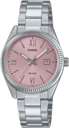 Casio Womens Stainless Steel Analog Watch Pink Dial - LTP-1302DD-4A1VDF