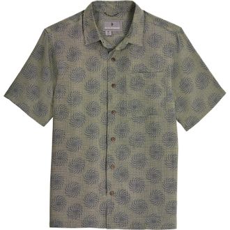 Royal Robbins Mens Camino Pucker Shirt Green XXL