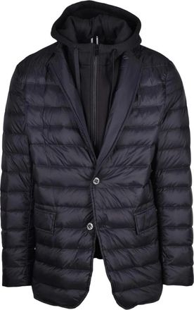 Digel Pufferjas met afneembare kraag - Heren - Winterjassen - Zwart - M - Jassen