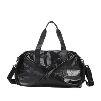 Generic Womens Portable Large Capacity Travel Bag, Compatible For Short Business Trips with Wet Dry Separation Ideal for Sports Yoga and Fitness(Black B)