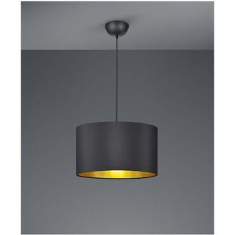 Trio Suspensi&oacute;n Hostel Metal Negro-dorado Al. 150 Cm &Oslash;40 Cm Lighting