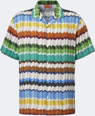 Missoni Camisa bowling en zigzag