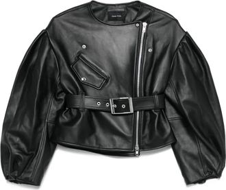 Simone Rocha Giacca con cintura - Nero